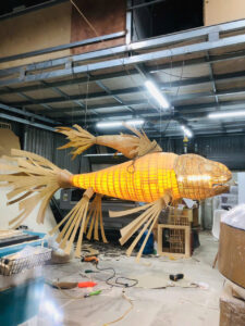 Đèn cá gỗ sản xuất trực tiếp tại xưởng - không qua trung gian