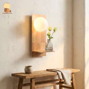 Đèn tường gỗ